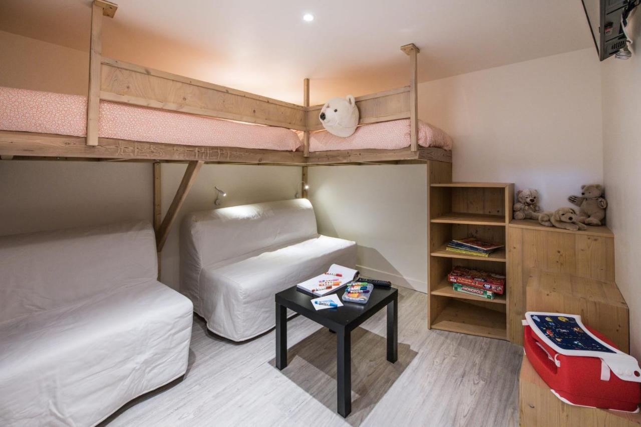 Appartement Edelweiss Skiopieds - Centre Station 莱德萨阿尔卑斯 外观 照片